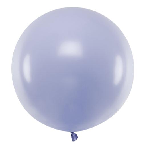 Apaļais balons Round Balloon, Pastel Light Lilac, 60cm, OLBOM-004J, Hēlija baloni Liepājā
