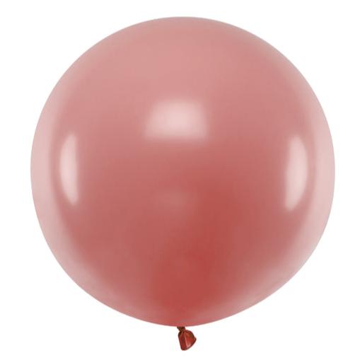 Apaļais balons Round Balloon, Pastel Wild Rose, 60cm, OLBOM-081AN, Hēlija baloni Liepājā
