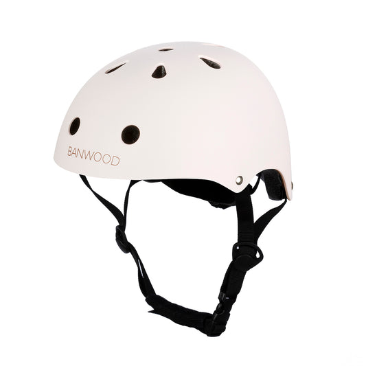 Bērnu drošības ķivere, Classic Helmet, Matte Pale Pink, Banwood, BW-HELMET-PINK