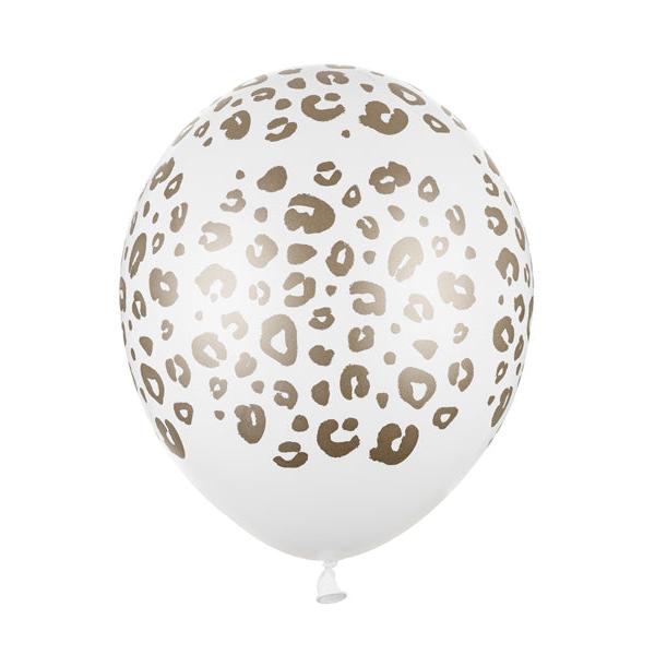 Hēlija balons - Pastel Pure White Balloon, Spots, 30cm, Hēlija baloni Liepājā, SB14P-301-008
