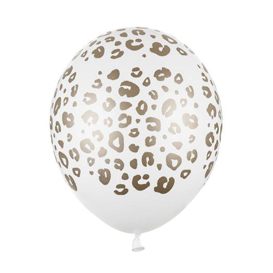 Hēlija balons - Pastel Pure White Balloon, Spots, 30cm, Hēlija baloni Liepājā, SB14P-301-008
