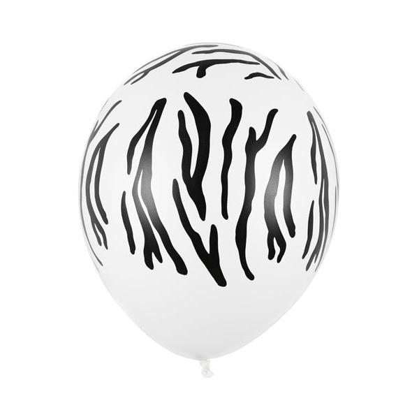 Hēlija balons - Zebra, Pastel Pure White Balloon, 30cm, Hēlija baloni Liepājā, SB14P-302-008
