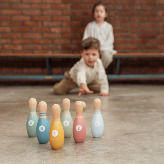 Koka boulinga komplekts, Little Dutch, Bowling Set, 7110