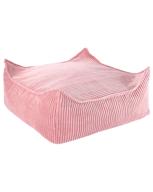 Otomāns Pink Mousse Square Ottoman, Wigiwama