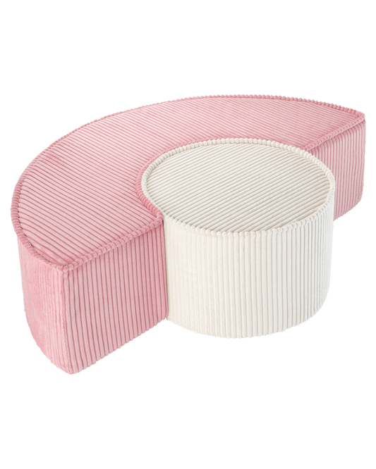 Pufs Pink Mousse Pouffe Set, Wigiwama