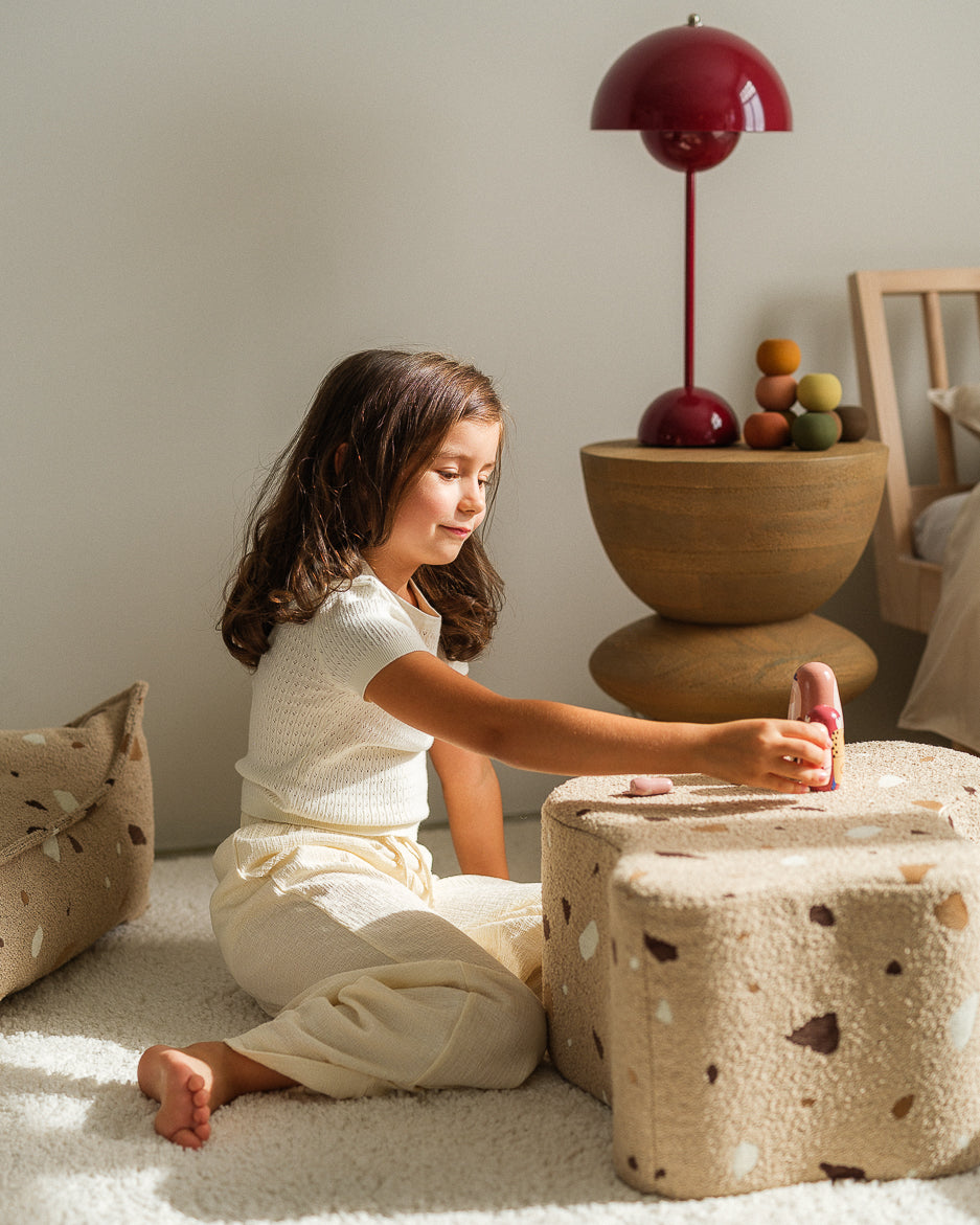 Pufs Terrazzo Sand Cloud Pouffe, Wigiwama