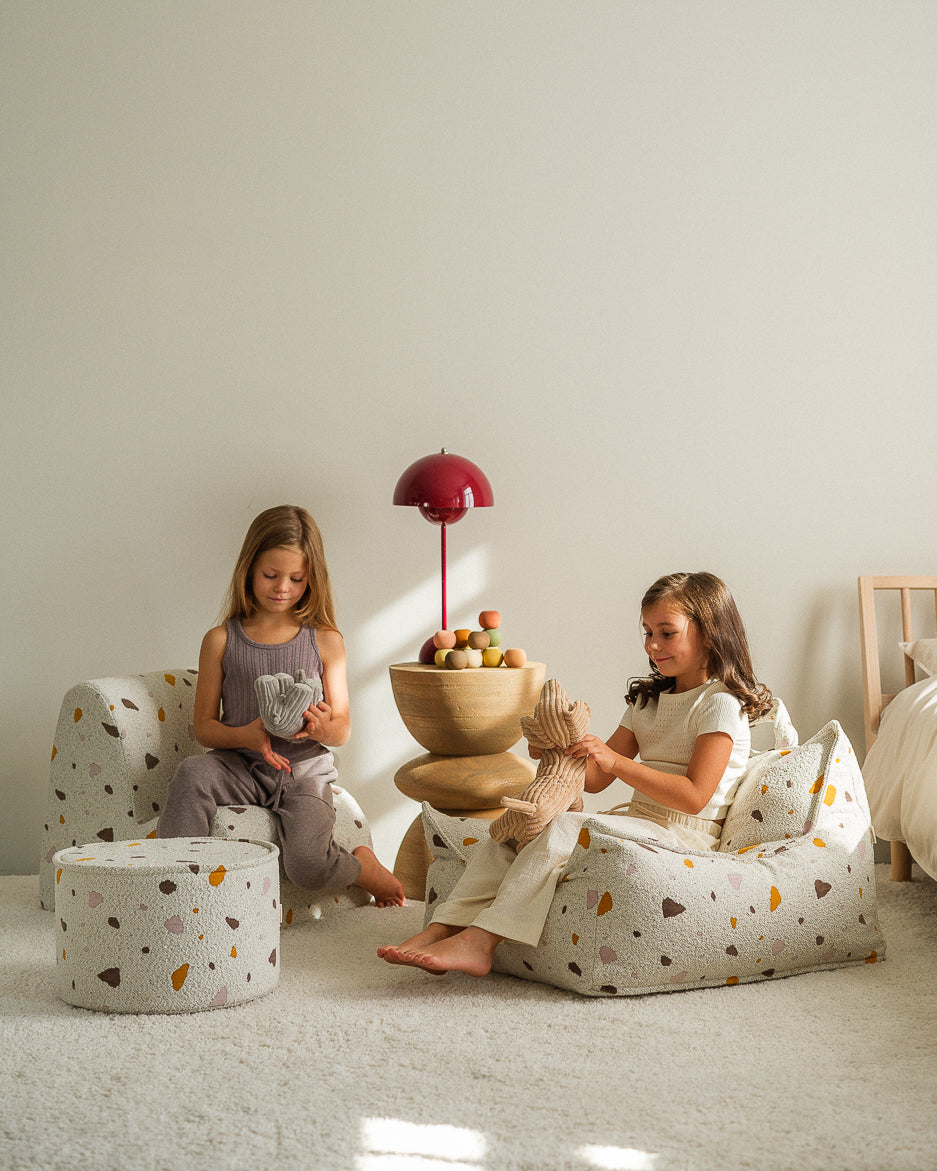 Sēžammaiss Terrazzo Marble Beanbag Chair, Wigiwama