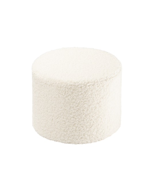 Pufs Cream White Pouffe, Wigiwama