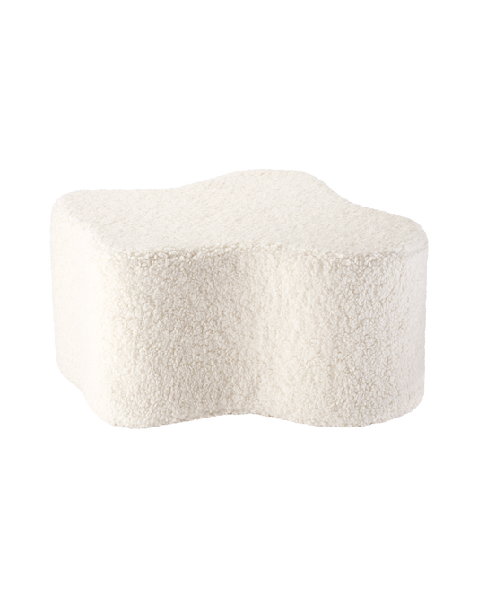 Pufs Cream White Cloud Pouffe, Wigiwama