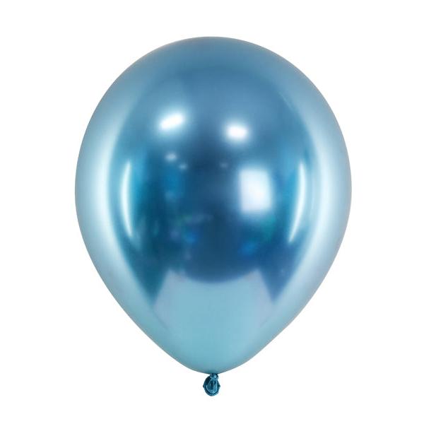 Hēlija balons - Glossy Blue Balloon, 30cm, Hēlija baloni Liepājā, 
CHB1-001-50
