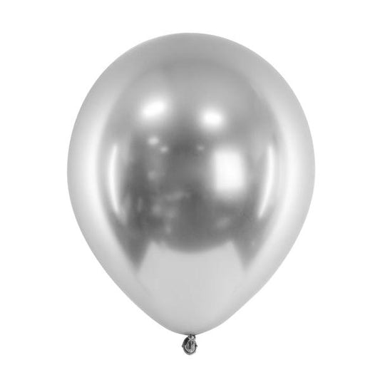 Hēlija balons - Silver Balloon, 30cm, Hēlija baloni Liepājā, 
CHB1-018-50