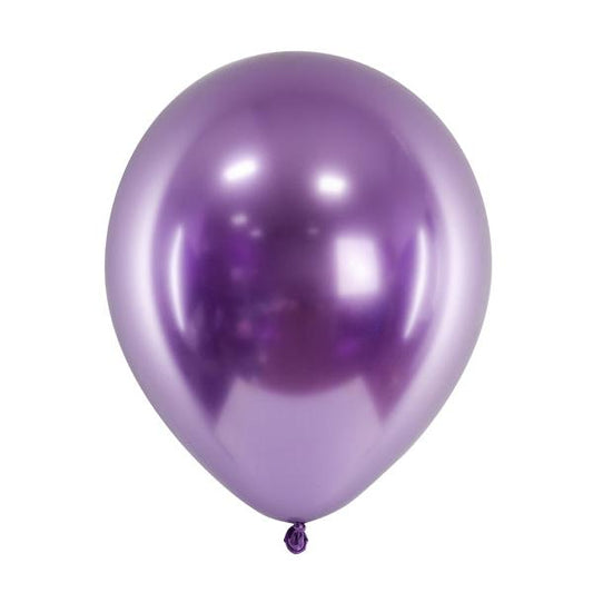 Hēlija balons - Glossy Violet Balloon, 30cm, Hēlija baloni Liepājā,
CHB1-014-50