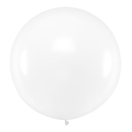 Apaļš balons Round Balloon, Clear, 100cm, caurspīdīgs - pildīts ar hēliju OLBO-038