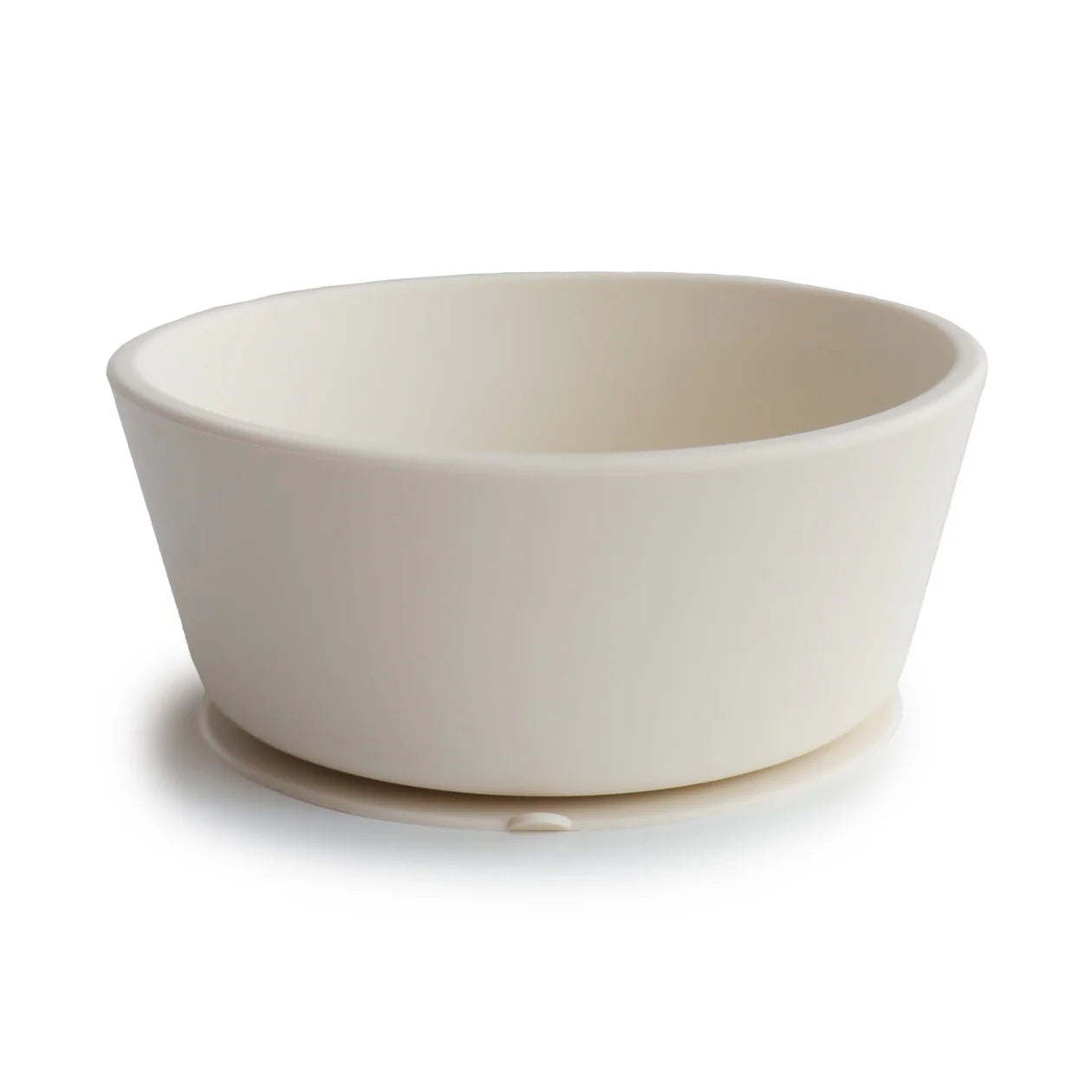 Silikona bļoda, Silicone Suction Bowl Ivory, bēšs, Mushie