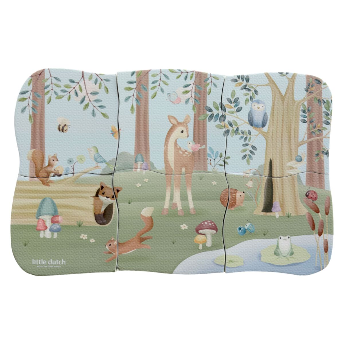 Putu Puzzle vannai Forest Friends, Bath Foam Puzzle, Little Dutch, LD2013813