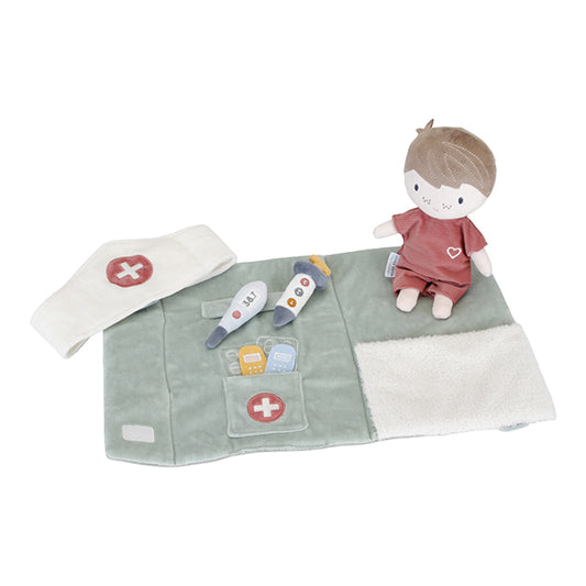 Ārsta rotaļu komplekts ar lelli, Playset with doll "Doctor ", Little Dutch, LD4549