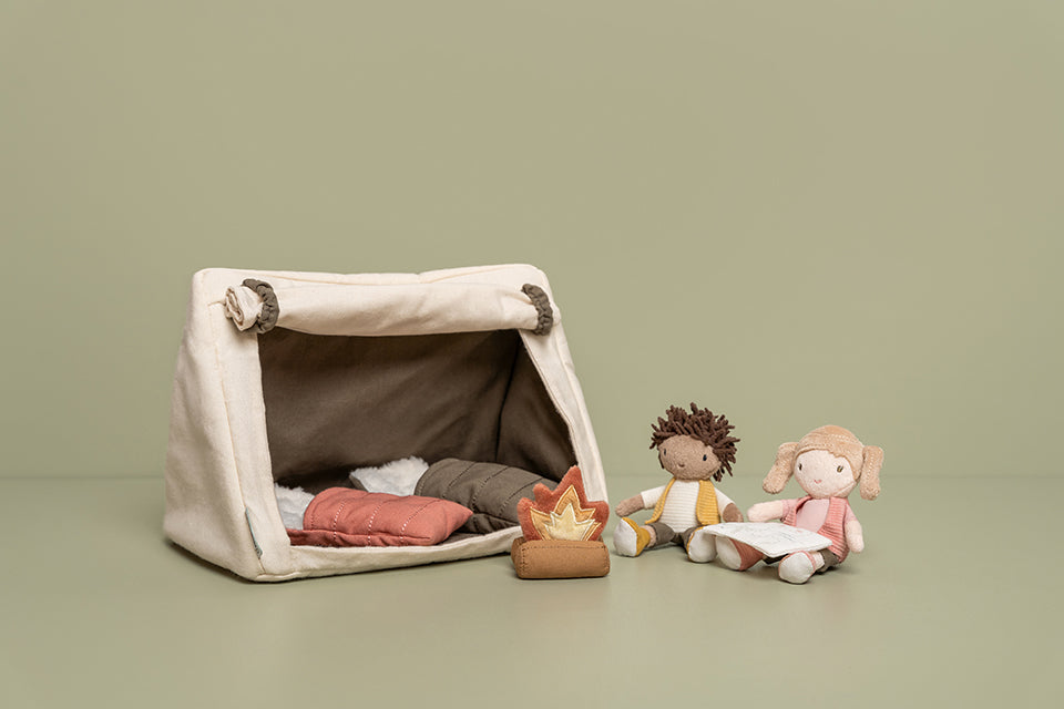 Rotaļu komplekts ar lellēm, Playset with dolls "Camping ", Little Dutch, Kempings, LD4550