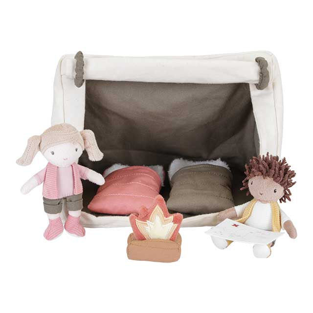 Rotaļu komplekts ar lellēm, Playset with dolls "Camping ", Little Dutch, Kempings, LD4550