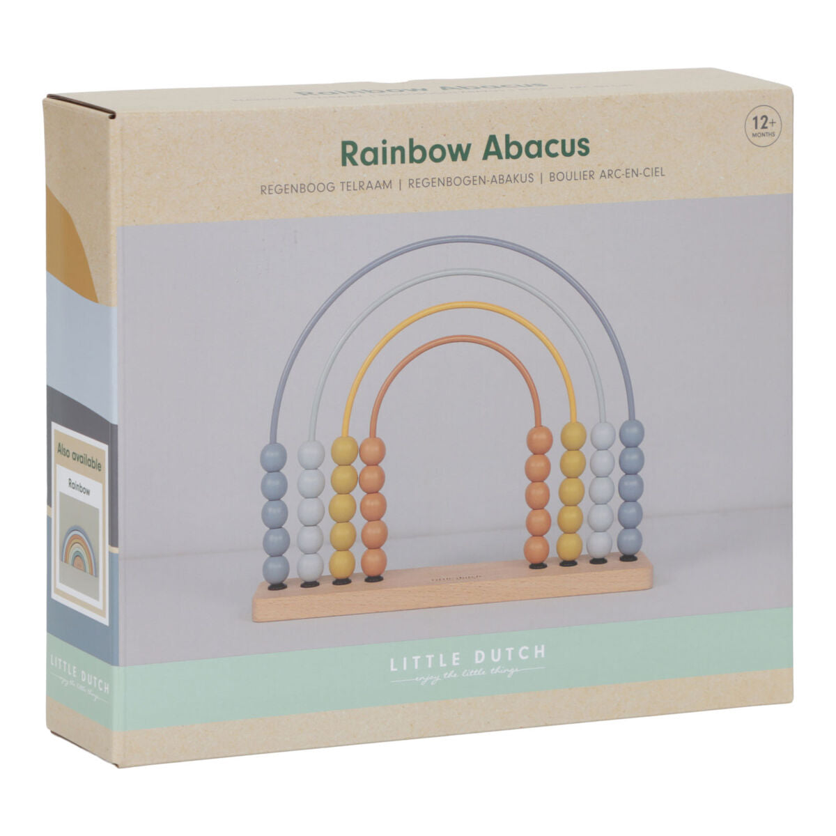 Koka skaitītājs Varavīksne, Rainbow Abacus Forest Friends, Little Dutch, LD7238