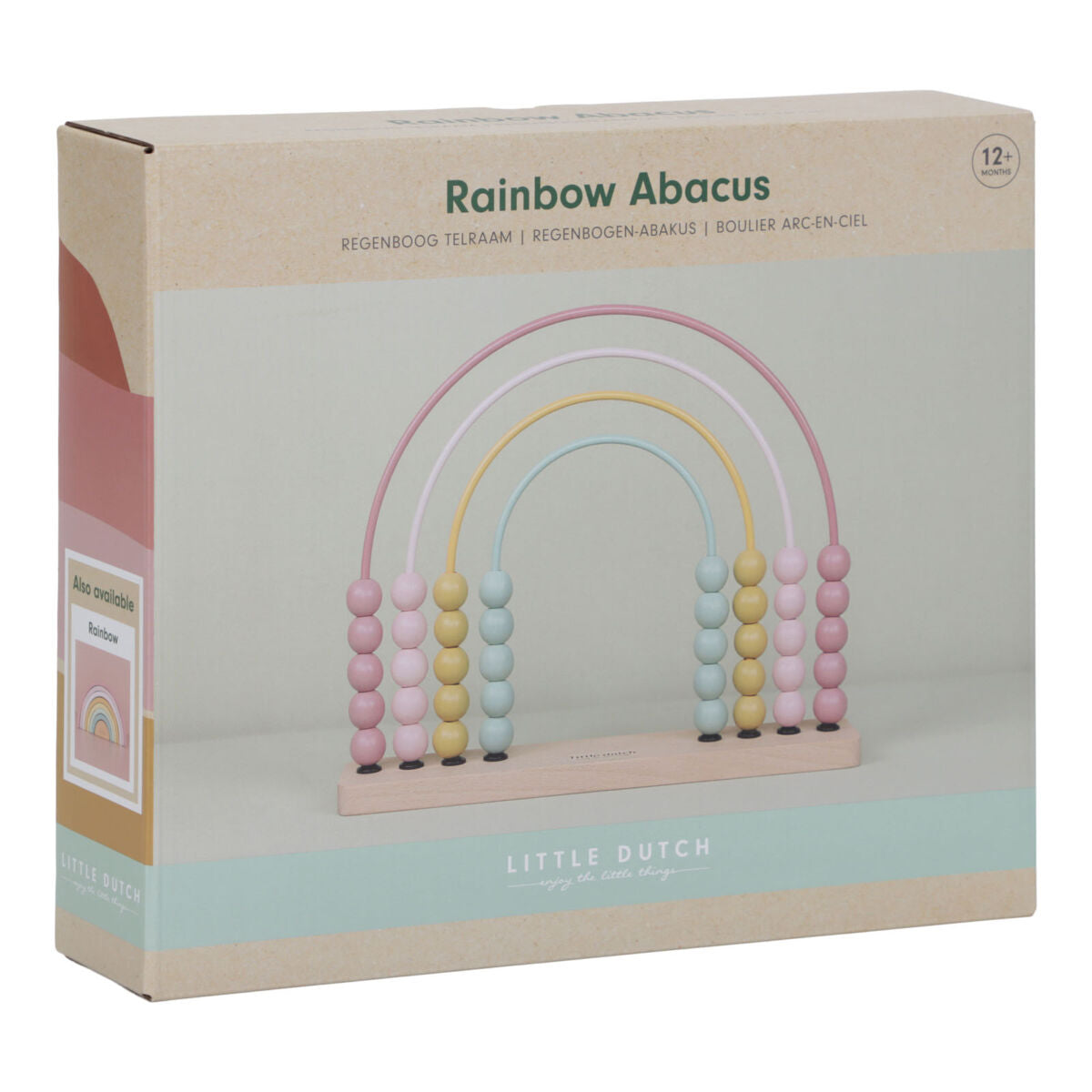 Koka skaitītājs Varavīksne, Rainbow Abacus Fairy Garden, Little Dutch, LD7338