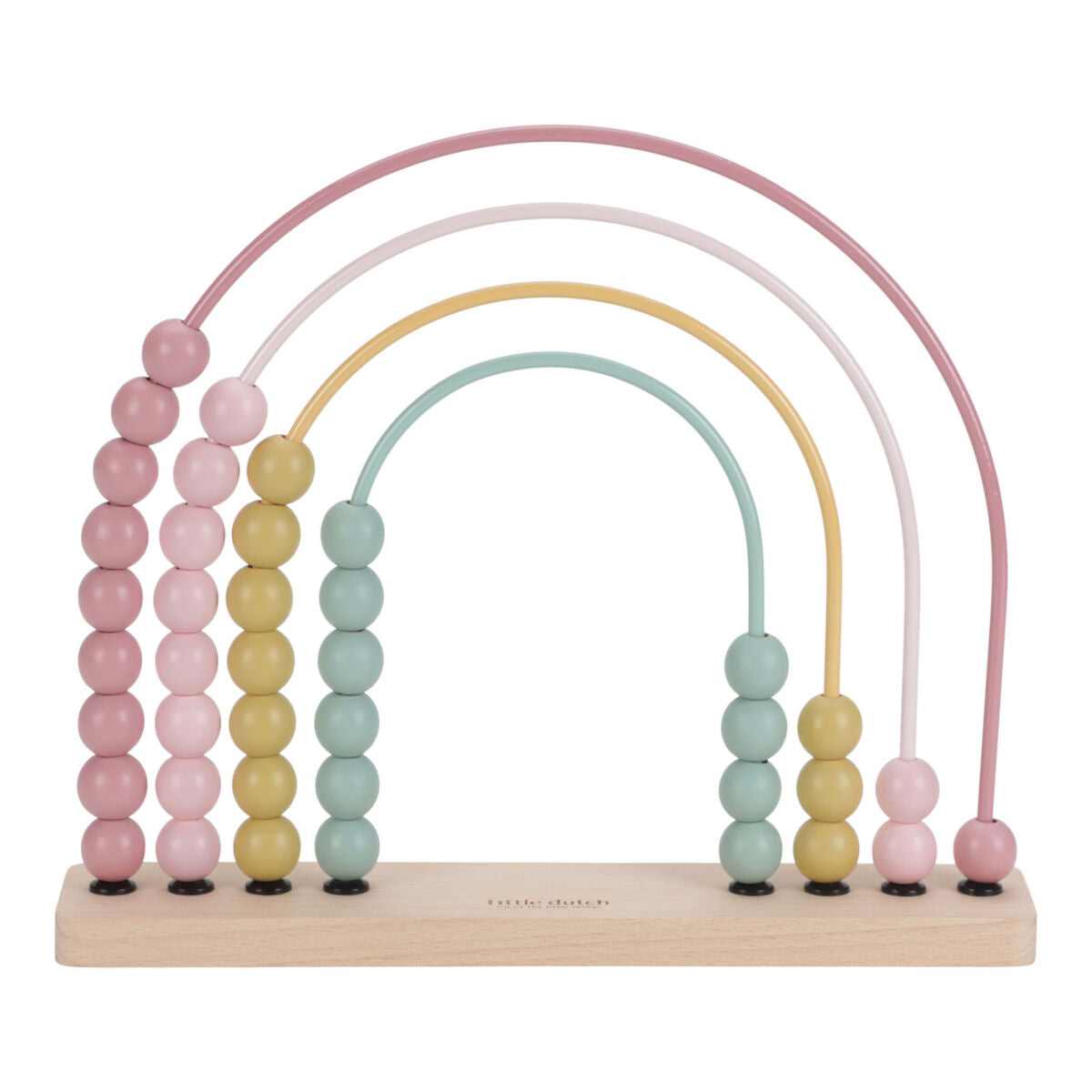 Koka skaitītājs Varavīksne, Rainbow Abacus Fairy Garden, Little Dutch, LD7338