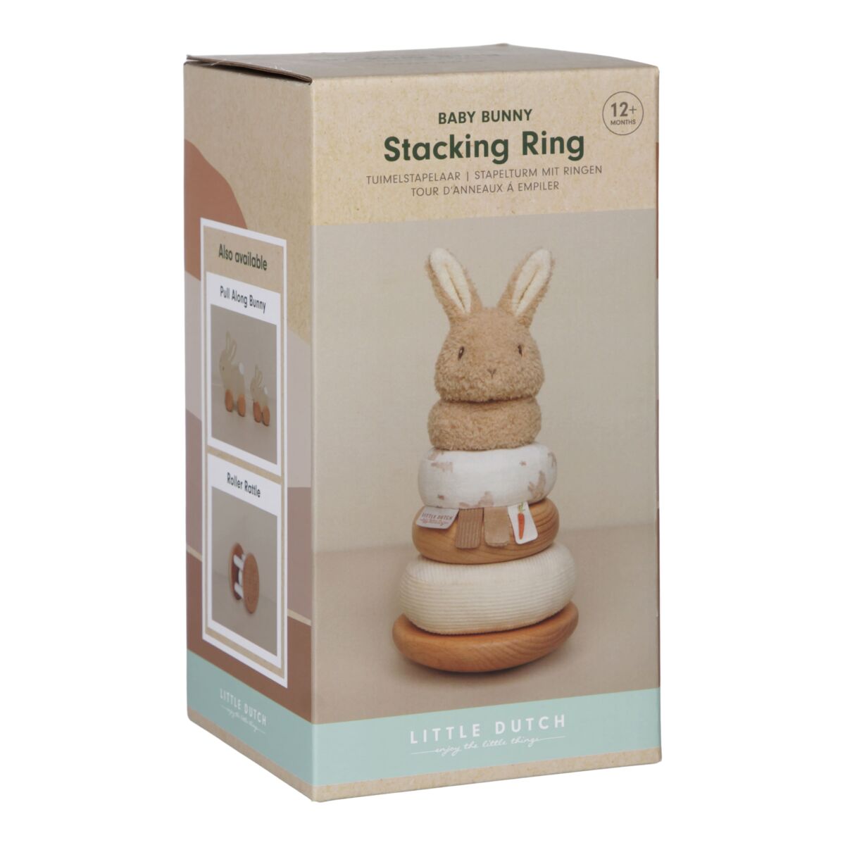 Kraušanas rotaļlieta Baby Bunny, Ring Stacker, Little Dutch, LD8858