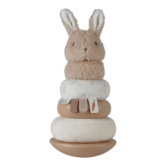 Kraušanas rotaļlieta Baby Bunny, Ring Stacker, Little Dutch, LD8858