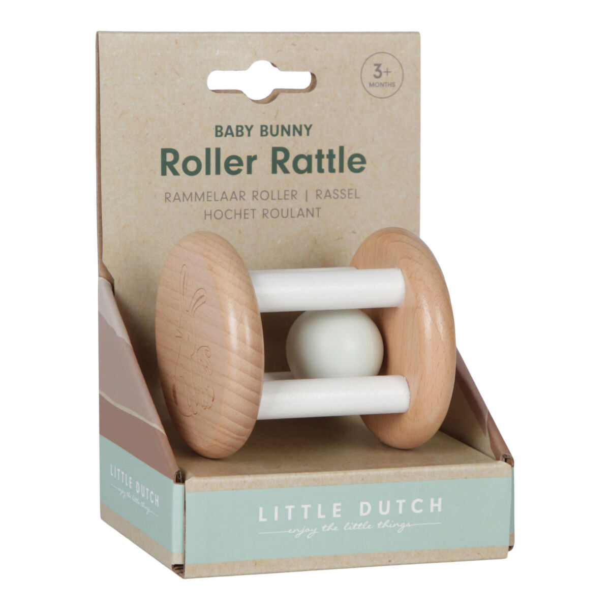 Ripojošs grabulis Baby Bunny, Roller Rattle, Little Dutch, LD8860