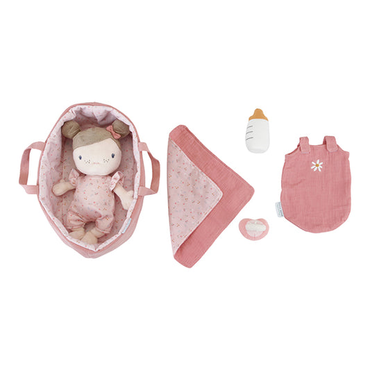 Leļļu mazulis, Baby Doll Rosa, Little Pink Flowers, Little Dutch, LD4553
