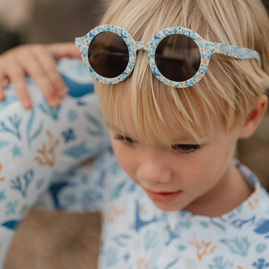 Bērnu saulesbrilles Round Ocean Dreams Blue, Kids sunglasses, Little Dutch, LD125797