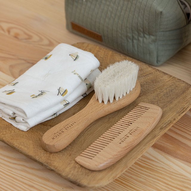 Mazuļu matu ķemmīte un suka, Comb & Brush set, Little Dutch