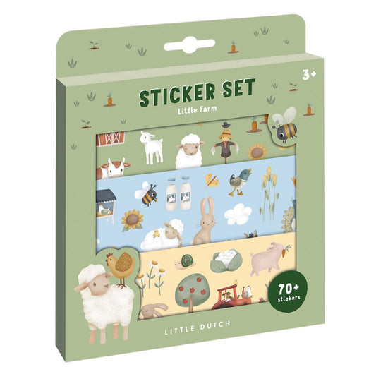 Uzlīmju komplekts Little Farm, Sticker Set, Little Dutch, LD125643