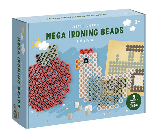 Gludināmās pērlītes Little Farm, Mega Ironing Beads, Little Dutch, Little Dutch, LD125674