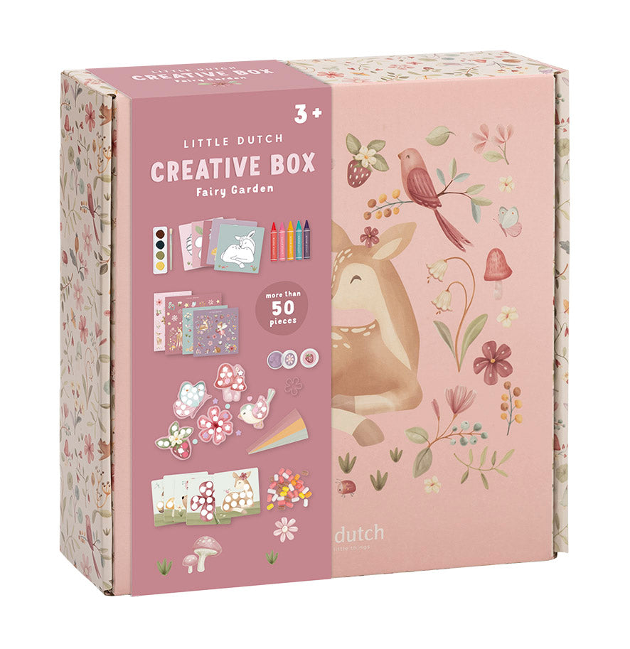 Radošais komplekts XL, Fairy Garden Creativity Box, Little Dutch, LD126053