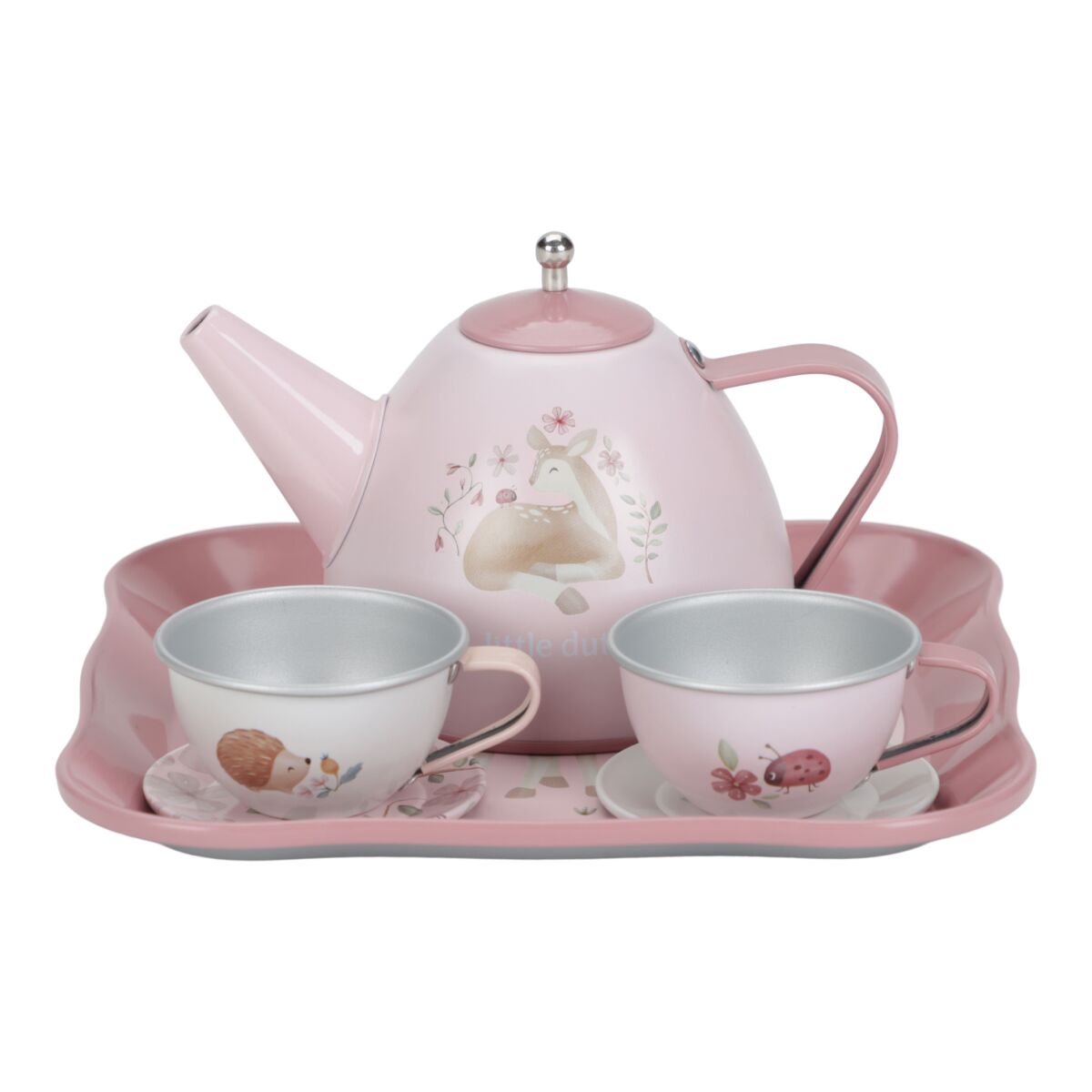 Tējas servīze koferītī, Tea set in basket Fairy Garden, Little Dutch, LD2013746