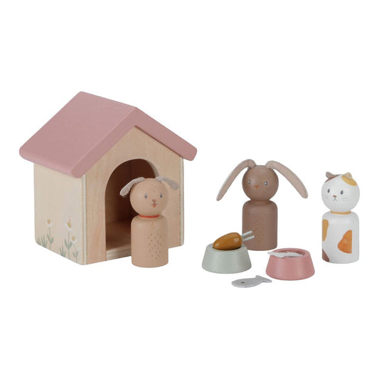 Leļļu mājas mājdzīvnieku komplekts, Doll's house Pets, Little Dutch, LD7120