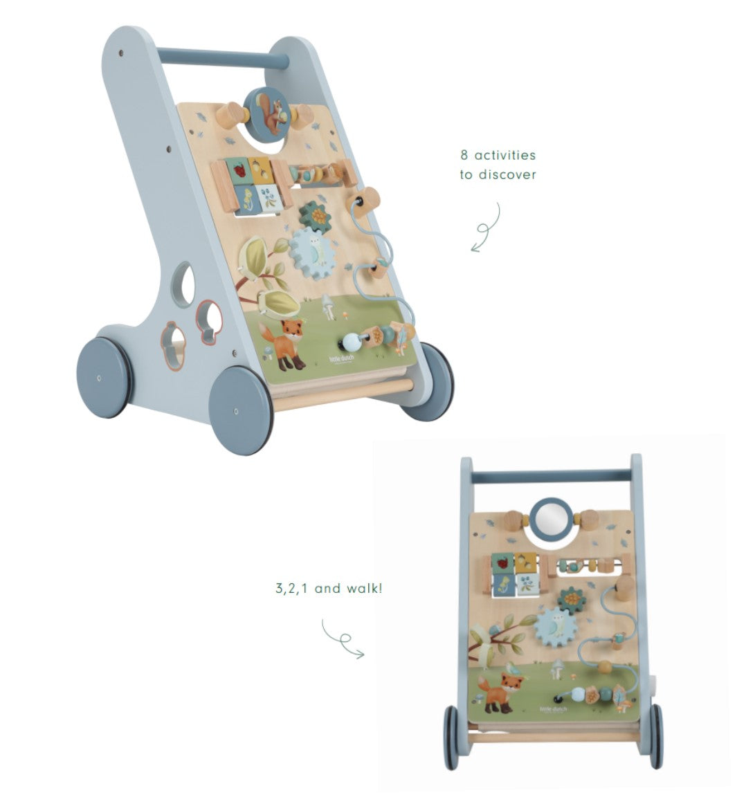 Staigulis Forest Friends, Multi Activity Walker, Little Dutch, LD7232