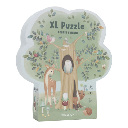 Lielizmēra grīdas puzle Forest Friends, Floor Puzzle XL, Little Dutch, LD7250