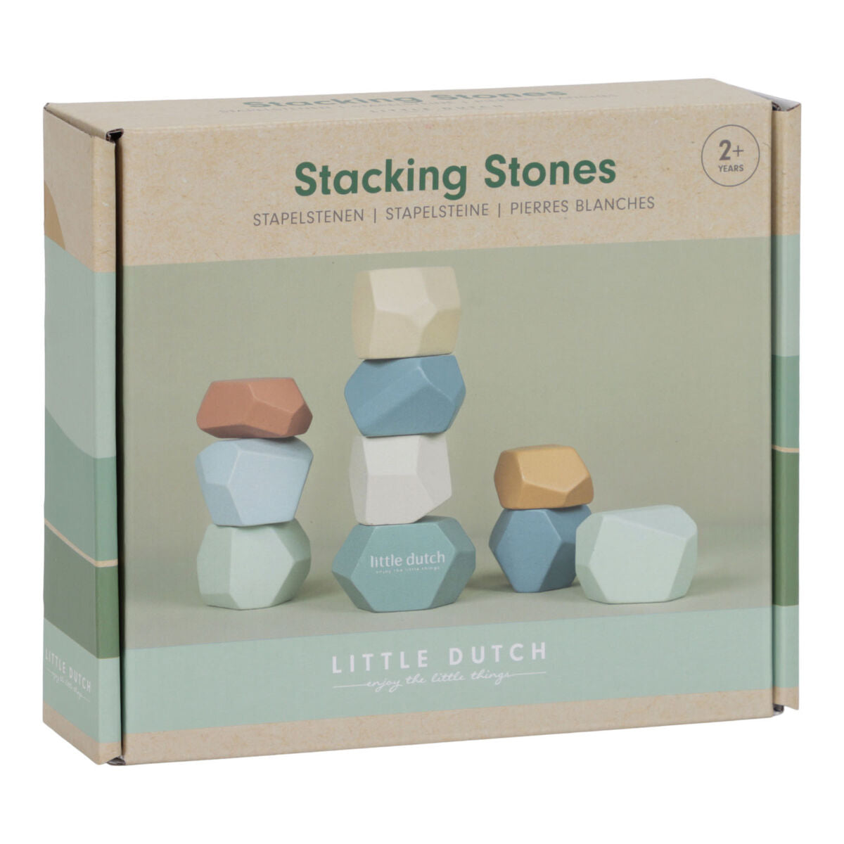 Kraujamie akmeņi Forest Friends, Stacking Stones, Little Dutch, LD7252