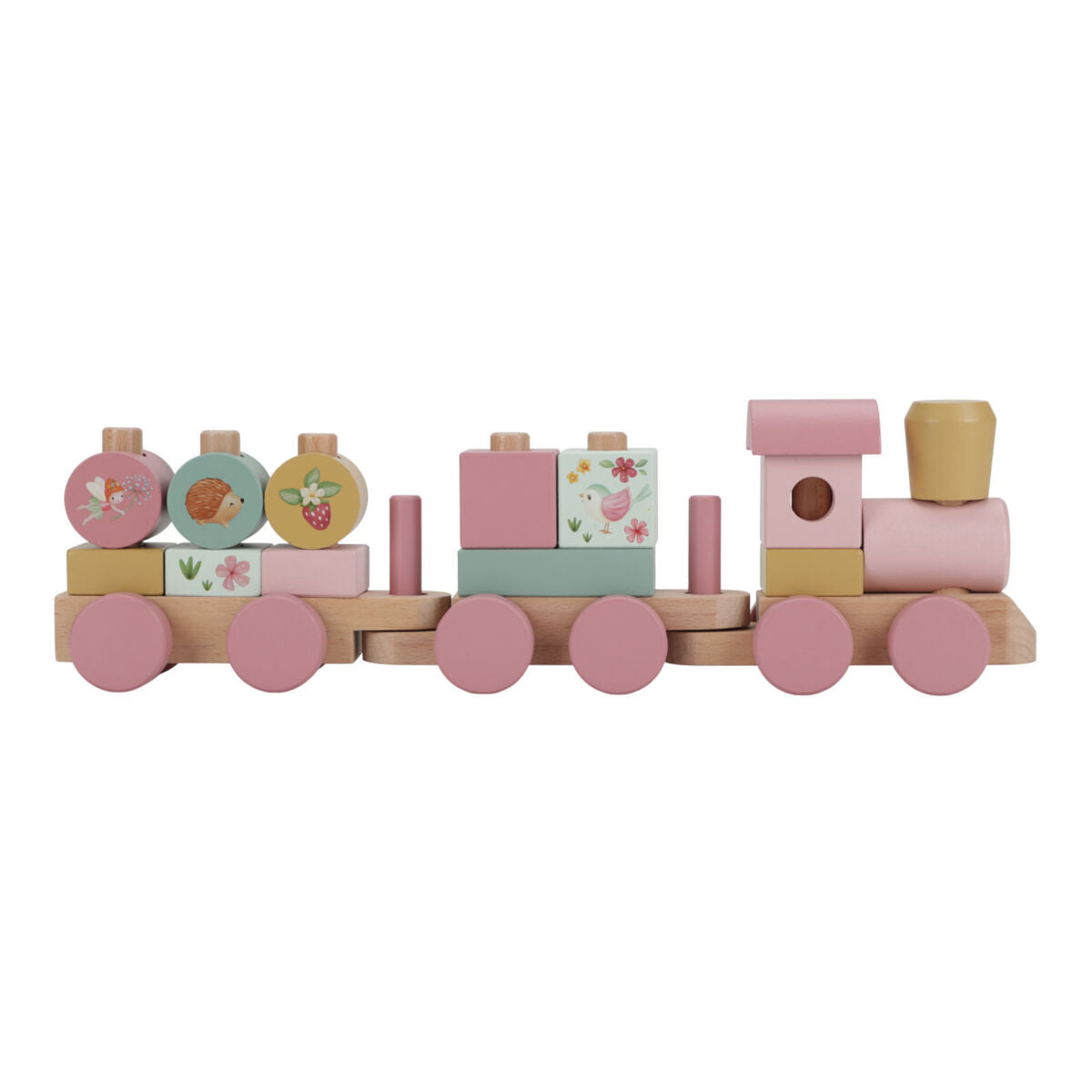 Koka vilciens Fairy Garden, Stacking Train, Little Dutch, LD7354