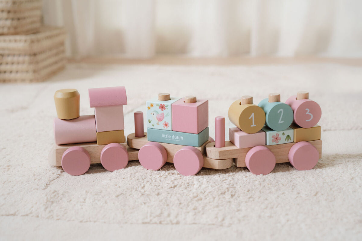 Koka vilciens Fairy Garden, Stacking Train, Little Dutch, LD7354