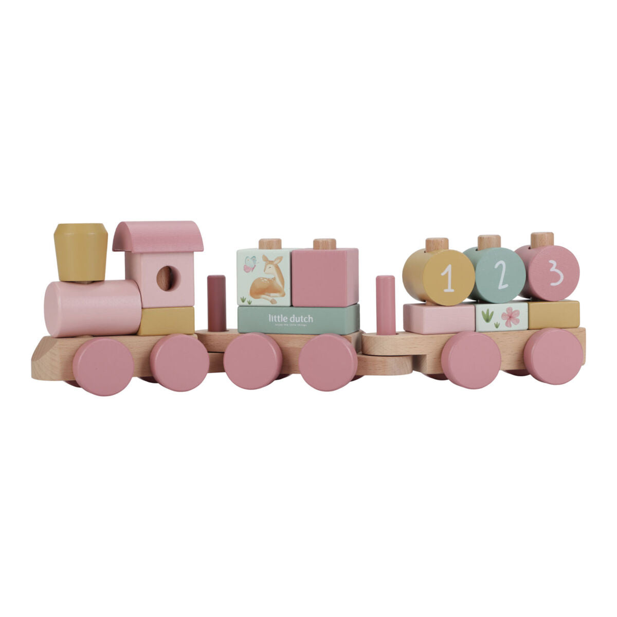 Koka vilciens Fairy Garden, Stacking Train, Little Dutch, LD7354