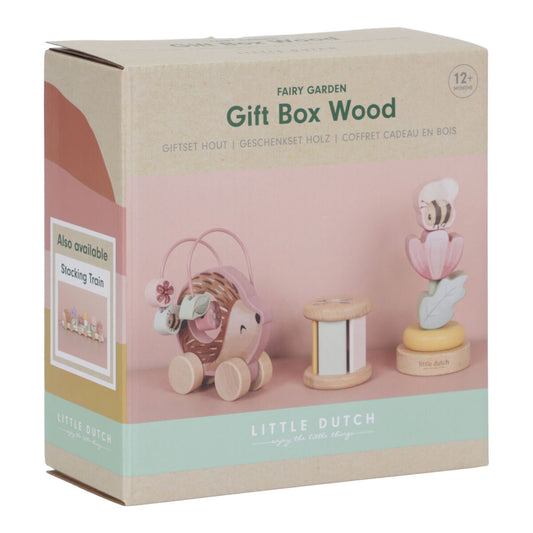 Raudzību dāvanu komplekts jaundzimušajam, Giftbox Wood Fairy Garden, Little Dutch, LD7356