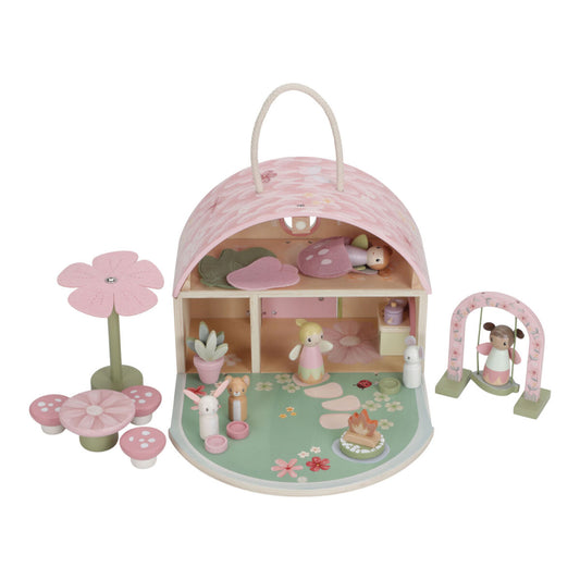 Pārnēsājama leļļu māja Fairy Garden Portable Doll's House, Little Dutch, LD7360