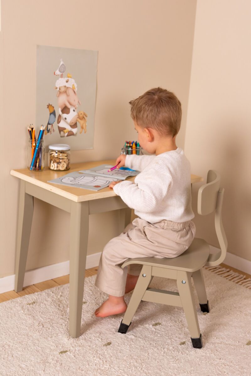 Bērnu skolas rakstāmgalds, School Desk, Little Dutch, LD8019