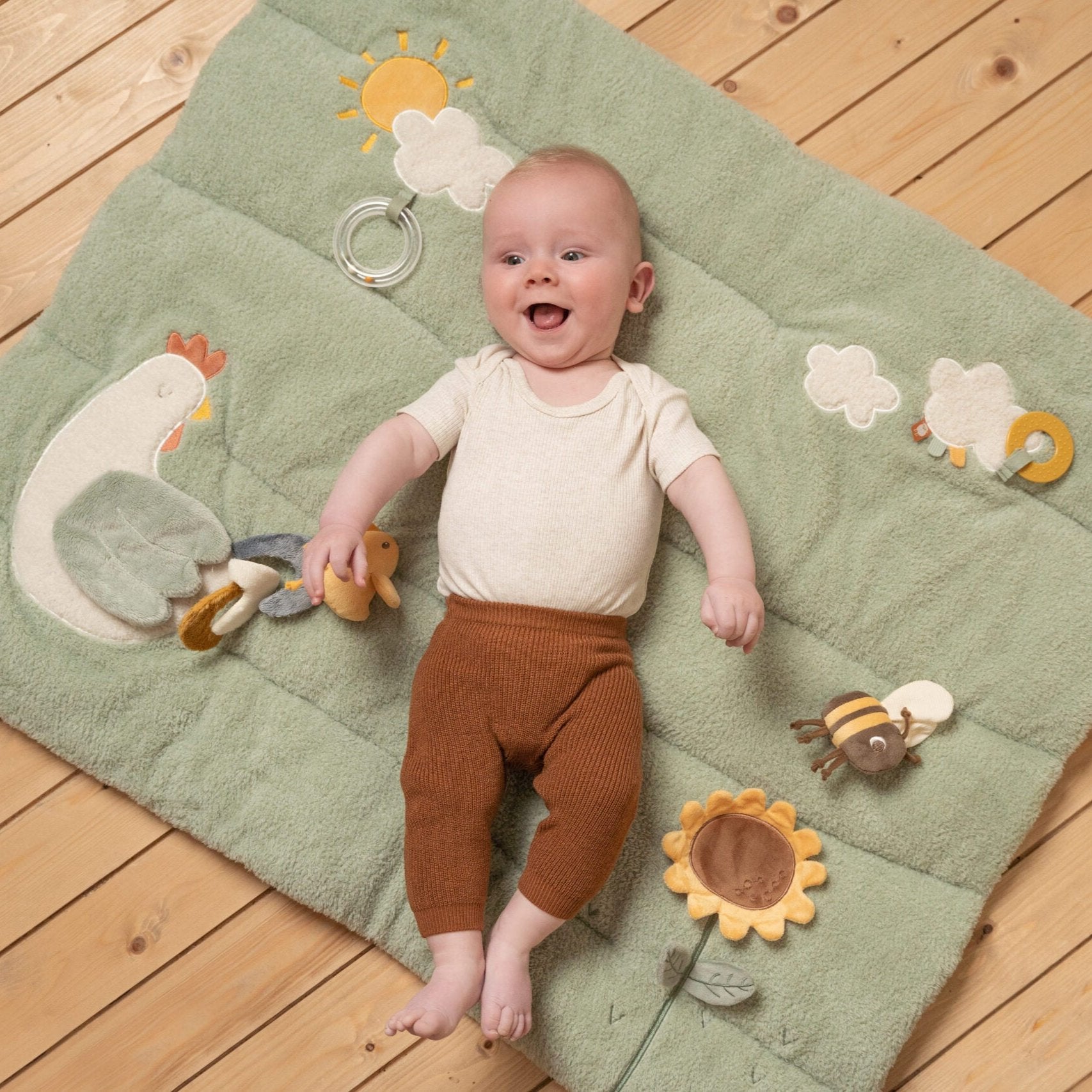 Aktivitāšu paklājiņš, Playpen Mat Little Farm, Little Dutch, LD8808