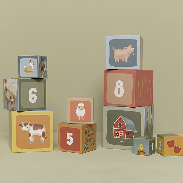 Kartona kluči Little Farm, Building Blocks, Little Dutch, LD7139