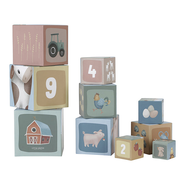 Kartona kluči Little Farm, Building Blocks, Little Dutch, LD7139