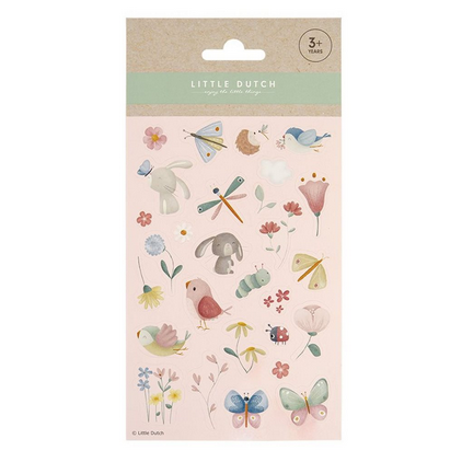 Uzlīmes Flowers & Butterflies, Sticker sheet, Little Dutch, LD100728
