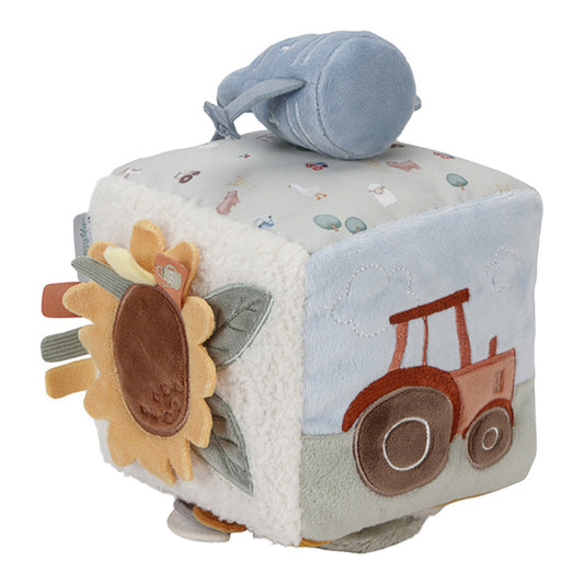 Mīkstais aktivitāšu kubs Little Farm, Soft Activity Cube, Little Dutch, LD8809